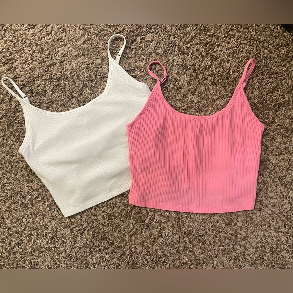 Old Navy Tops in Pink and White
